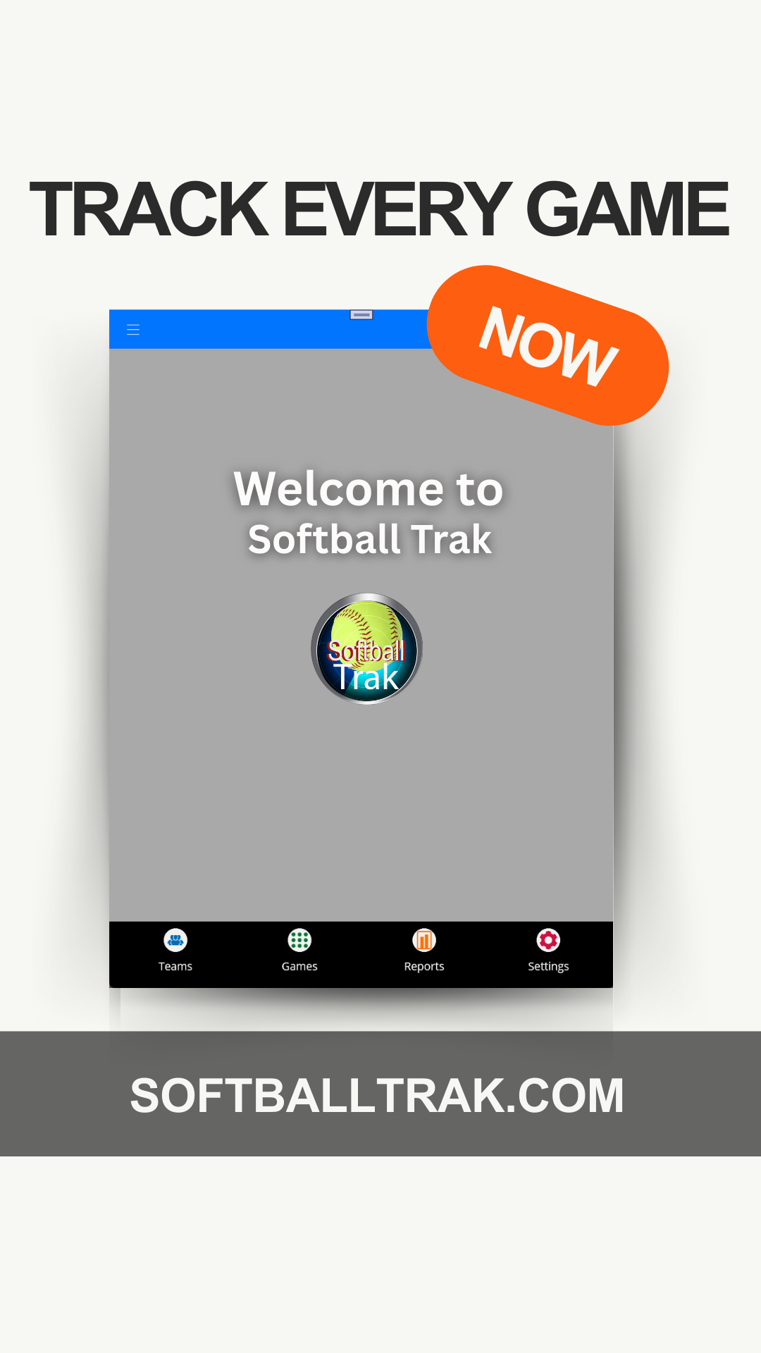 Softball Trak running on multiple devices