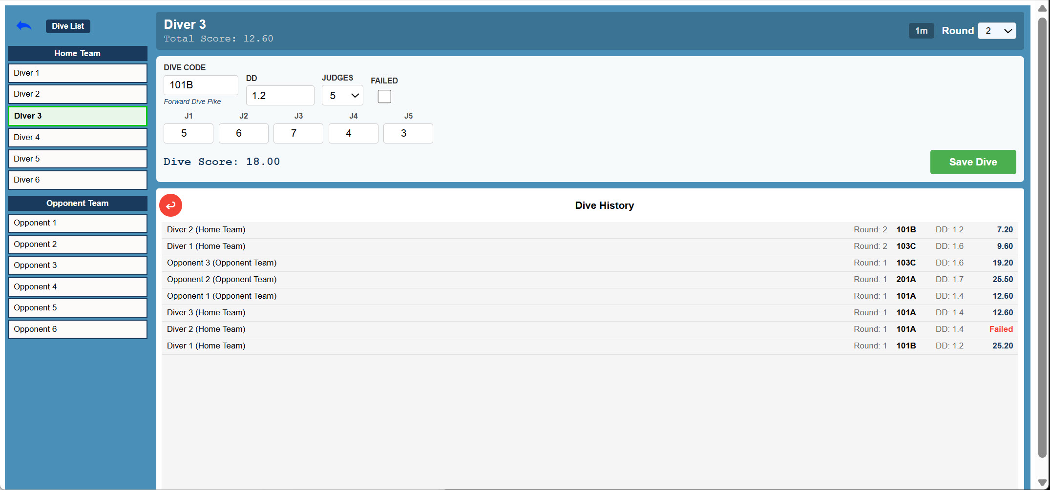 Game stats dashboard